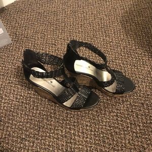 Women's back wedge sandals